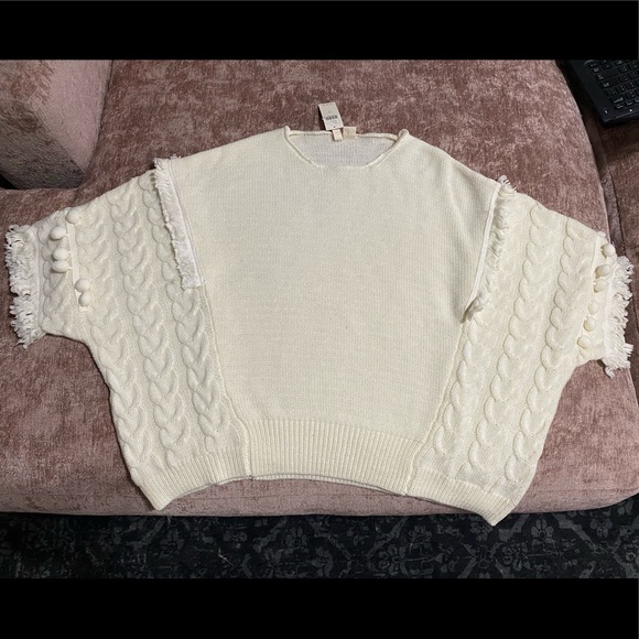 Anthropologie Cable Knit Wool Sweater - Picture 5 of 6